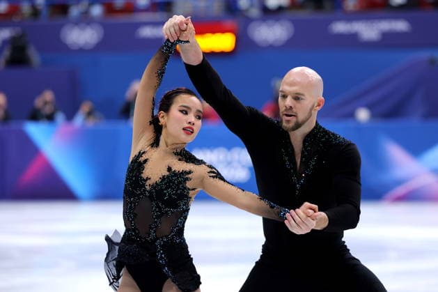 Ellie Kam & Danny O sha (USA), FEBRUARY 8, 2026 - Figure skating, Eiskunstlauf : Team Pairs Free Skating during the Milano Cortina 2026 Olympic Winter games, Winterspiele,Spiele, Summer games at Milano Ice Skating Arena in Milan, Italy. Noxthirdxpartyxsales  aflo_319044087