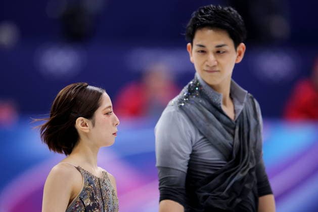 Riku Miura & Ryuichi Kihara (JPN), FEBRUARY 8, 2026 - Figure skating, Eiskunstlauf : Team Pairs Free Skating during the Milano Cortina 2026 Olympic Winter games, Winterspiele,Spiele, Summer games at Milano Ice Skating Arena in Milan, Italy. Noxthirdxpartyxsales  aflo_319044094