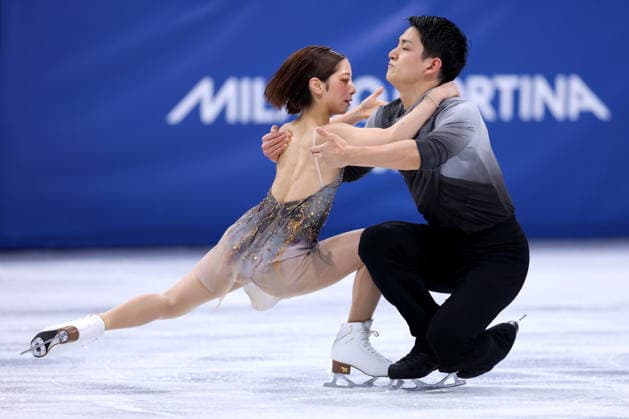 Riku Miura & Ryuichi Kihara (JPN), FEBRUARY 8, 2026 - Figure skating, Eiskunstlauf : Team Pairs Free Skating during the Milano Cortina 2026 Olympic Winter games, Winterspiele,Spiele, Summer games at Milano Ice Skating Arena in Milan, Italy. Noxthirdxpartyxsales  aflo_319044095