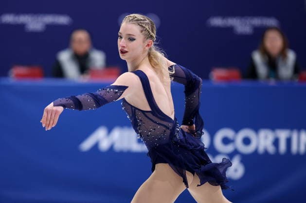 Amber Glenn (USA), FEBRUARY 8, 2026 - Figure skating, Eiskunstlauf : Team Women s Free Skating during the Milano Cortina 2026 Olympic Winter games, Winterspiele,Spiele, Summer games at Milano Ice Skating Arena in Milan, Italy. Noxthirdxpartyxsales  aflo_319044104