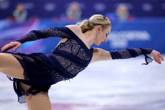 Amber Glenn (USA), FEBRUARY 8, 2026 - Figure skating, Eiskunstlauf : Team Women s Free Skating during the Milano Cortina 2026 Olympic Winter games, Winterspiele,Spiele, Summer games at Milano Ice Skating Arena in Milan, Italy. Noxthirdxpartyxsales  aflo_319044109