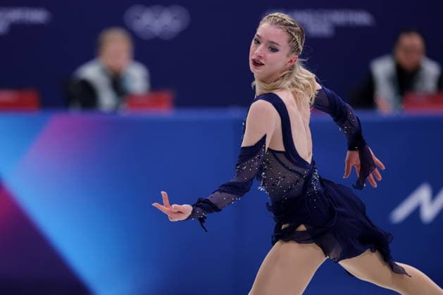 Amber Glenn (USA), FEBRUARY 8, 2026 - Figure skating, Eiskunstlauf : Team Women s Free Skating during the Milano Cortina 2026 Olympic Winter games, Winterspiele,Spiele, Summer games at Milano Ice Skating Arena in Milan, Italy. Noxthirdxpartyxsales  aflo_319044114