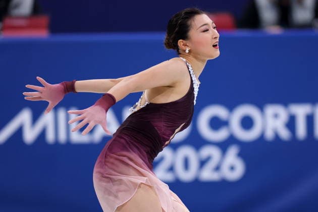 Kaori Sakamoto (JPN), FEBRUARY 8, 2026 - Figure skating, Eiskunstlauf : Team Women s Free Skating during the Milano Cortina 2026 Olympic Winter games, Winterspiele,Spiele, Summer games at Milano Ice Skating Arena in Milan, Italy. Noxthirdxpartyxsales  aflo_319044142