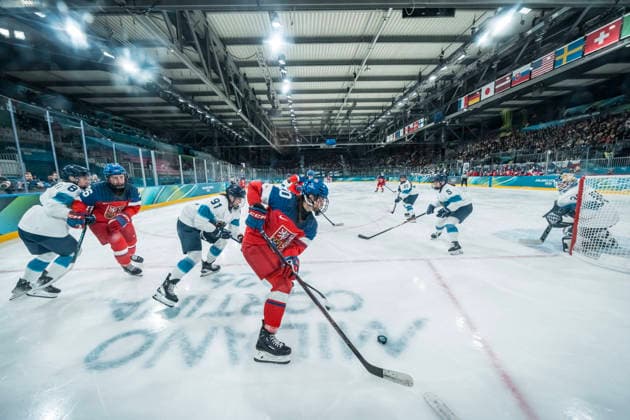 February 8, 2026, Milan, Lombardy, Italy: forward Barbora Jurickova 20 of Team Czechia plays against Finland in the Preliminary Round Group A at the Milano Ice Park In Rho in MILAN, Italy during the 2026 Milano Cortina Winter Olympics. Team Czechia wins the game, 2-0. Milan Italy  - ZUMAa161 20260208_oly_a161_064 Copyright: xWalterxG.xArcex Olympics 2026: Milano Cortina: Ice hockey, Eishockey WomenÃ¢â‚¬â ¢S: Barbora Jurickova  - ZUMA0847 20260208_oly_a161_064 Copyright: xIMAGO WalterxG.xArcex