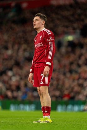 Liverpool v Manchester City - Premier League Florian Wirtz of Liverpool plays during the Premier League match between Liverpool and Manchester City at Anfield in Liverpool, England, on February 8, 2026. Liverpool Merseyside United Kingdom  Copyright: xMIxNewsx originalFilename:fletcher-liverpoo260208_npdah.jpg