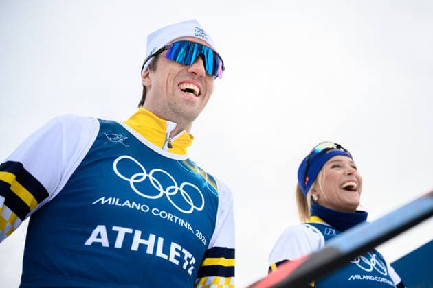 260209 Calle Halfvarsson and Frida Karlsson of Sweden at a cross-country skiing training session during day 3 of the 2026 Winter Olympics on February 9, 2026 in Val di Fiemme. Photo: Maxim Thore BILDBYRAN kod MT MT0966 skidor cross-country skiing langrenn Olympic Games, Olympische Spiele, Olympia, OS olympics winter olympics os ol olympiska spel vinter-os olympiske leker milano cortina 2026 milan cortina 2026 milano cortina 2026 olympic games milano cortina 2026 winter olympic games milano cortina-os milano cortina-ol vinter-ol 3 bbeng träning sverige *** 260209 Calle Halfvarsson and Frida Karlsson of Sweden at a cross country skiing training session during day 3 of the 2026 Winter Olympics on February 9, 2026 in Val di Fiemme Photo Maxim Thore BILDBYRAN kod MT MT0966 skidor cross country skiing langrenn olympic games olympics winter olympics os ol olympiska spel vinter os olympiske leker milano cortina 2026 milan cortina 2026 milano cortina 2026 olympic games milano cortina 2026 winter olympic games milano cortina os milano cortina ol vinter ol 3 bbeng träning sverige  Copyright: MAXIMxTHORE BB260209MT004