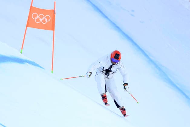OLYMPICS - Winter Olympic Games, Olympische Spiele, Olympia, OS Milano Cortina 2026 BORMIO,ITALY,09.FEB.26 - OLYMPICS, ALPINE SKIING - Winter Olympic Games Milano Cortina 2026, team combined, downhill, men. Image shows camera racer Joachim Puchner (ORF).  GEPAxpictures xWolfgangxGrebien
