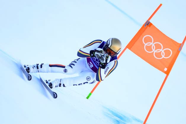 OLYMPICS - Winter Olympic Games, Olympische Spiele, Olympia, OS Milano Cortina 2026 BORMIO,ITALY,09.FEB.26 - OLYMPICS, ALPINE SKIING - Winter Olympic Games Milano Cortina 2026, team combined, downhill, men. Image shows Simon Jocher (GER).  GEPAxpictures xWolfgangxGrebien