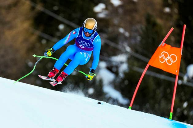 Winter Olympics in Milan Cortina 2026 Bormio, Italy 20260209. Florian Schieder from Italy competes in the men s alpine downhill slalom team competition during the Milan Cortina 2026 Winter Olympics. Photo: Cornelius Poppe NTB Bormio Italy EDITORIAL USE ONLY. RESTRICTED USE FOR BETTING COMPANIES Ref:_SPOlh7k0cPNJfo.jpg *** Winter Olympics in Milan Cortina 2026 Bormio, Italy 20260209 Florian Schieder from Italy competes in the men s alpine downhill slalom team competition during the Milan Cortina 2026 Winter Olympics Photo Cornelius Poppe NTB Bormio Italy EDITORIAL USE ONLY RESTRICTED USE FOR BETTING COMPANIES  Copyright: xCorneliusxPoppex xNTBx