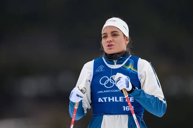 260209 Kristine Stavas Skistad of Norway at a cross-country skiing training session during day 3 of the 2026 Winter Olympics on February 9, 2026 in Val di Fiemme. Photo: Maxim Thore BILDBYRAN kod MT MT0966 skidor cross-country skiing langrenn Olympic Games, Olympische Spiele, Olympia, OS olympics winter olympics os ol olympiska spel vinter-os olympiske leker milano cortina 2026 milan cortina 2026 milano cortina 2026 olympic games milano cortina 2026 winter olympic games milano cortina-os milano cortina-ol vinter-ol 3 bbeng träning norge skada *** 260209 Kristine Stavas Skistad of Norway at a cross country skiing training session during day 3 of the 2026 Winter Olympics on February 9, 2026 in Val di Fiemme Photo Maxim Thore BILDBYRAN kod MT MT0966 skidor cross country skiing langrenn olympic games olympics winter olympics os ol olympiska spel vinter os olympiske leker milano cortina 2026 milan cortina 2026 milano cortina 2026 olympic games milano cortina 2026 winter olympic games milano cortina os milano cortina ol vinter ol 3 bbeng träning norge skada  Copyright: MAXIMxTHORE BB260209MT015