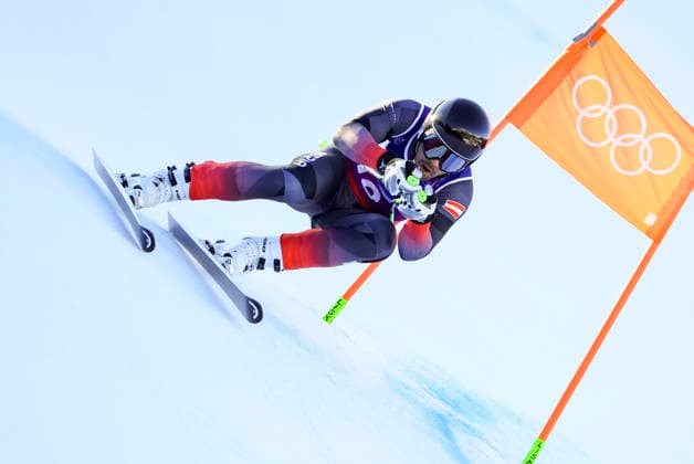 OLYMPICS - Winter Olympic Games, Olympische Spiele, Olympia, OS Milano Cortina 2026 BORMIO,ITALY,09.FEB.26 - OLYMPICS, ALPINE SKIING - Winter Olympic Games Milano Cortina 2026, team combined, downhill, men. Image shows Vincent Kriechmary (AUT).  GEPAxpictures xWolfgangxGrebien