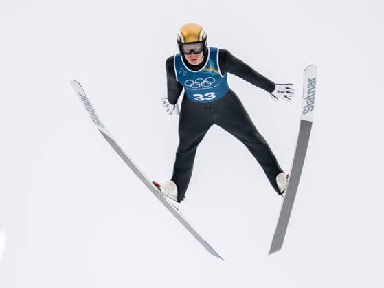 OLYMPICS - Winter Olympic Games, Olympische Spiele, Olympia, OS Milano Cortina 2026 VAL DI FIEMME,ITALY,09.FEB.26 - OLYMPICS, NORDIC SKIING, NORDIC COMBINED, Ski jumping, Skispringen, Ski, nordisch Winter Olympic Games Milano Cortina 2026, normal hill, training, men. Image shows Einar Luraas Oftebro (NOR).  GEPAxpictures xOliverxLerch