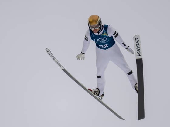 OLYMPICS - Winter Olympic Games, Olympische Spiele, Olympia, OS Milano Cortina 2026 VAL DI FIEMME,ITALY,09.FEB.26 - OLYMPICS, NORDIC SKIING, NORDIC COMBINED, Ski jumping, Skispringen, Ski, nordisch Winter Olympic Games Milano Cortina 2026, normal hill, training, men. Image shows Stefan Rettenegger (AUT).  GEPAxpictures xOliverxLerch