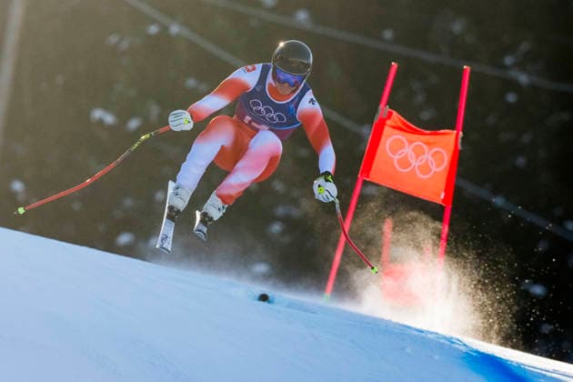 Winter Olympics in Milan Cortina 2026 Bormio, Italy 20260209. Franjo Von Allmen from Switzerland competes in the men s alpine downhill slalom team competition during the Milan Cortina 2026 Winter Olympics. Photo: Cornelius Poppe NTB Bormio Italy EDITORIAL USE ONLY. RESTRICTED USE FOR BETTING COMPANIES Ref:_SPOzr8RU3WNQ2w.jpg *** Winter Olympics in Milan Cortina 2026 Bormio, Italy 20260209 Franjo Von Allmen from Switzerland competes in the men s alpine downhill slalom team competition during the Milan Cortina 2026 Winter Olympics Photo Cornelius Poppe NTB Bormio Italy EDITORIAL USE ONLY RESTRICTED USE FOR BETTING COMPANIES  Copyright: xCorneliusxPoppex xNTBx