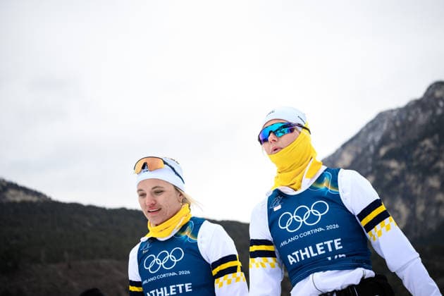 260209 Linn Svahn and Maja Dahlqvist of Sweden at a cross-country skiing training session during day 3 of the 2026 Winter Olympics on February 9, 2026 in Val di Fiemme. Photo: Maxim Thore BILDBYRAN kod MT MT0966 skidor cross-country skiing langrenn Olympic Games, Olympische Spiele, Olympia, OS olympics winter olympics os ol olympiska spel vinter-os olympiske leker milano cortina 2026 milan cortina 2026 milano cortina 2026 olympic games milano cortina 2026 winter olympic games milano cortina-os milano cortina-ol vinter-ol 3 bbeng träning sverige *** 260209 Linn Svahn and Maja Dahlqvist of Sweden at a cross country skiing training session during day 3 of the 2026 Winter Olympics on February 9, 2026 in Val di Fiemme Photo Maxim Thore BILDBYRAN kod MT MT0966 skidor cross country skiing langrenn olympic games olympics winter olympics os ol olympiska spel vinter os olympiske leker milano cortina 2026 milan cortina 2026 milano cortina 2026 olympic games milano cortina 2026 winter olympic games milano cortina os milano cortina ol vinter ol 3 bbeng träning sverige  Copyright: MAXIMxTHORE BB260209MT025