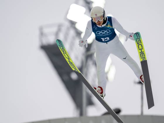 OLYMPICS - Winter Olympic Games, Olympische Spiele, Olympia, OS Milano Cortina 2026 VAL DI FIEMME,ITALY,09.FEB.26 - OLYMPICS, NORDIC SKIING, NORDIC COMBINED, Ski jumping, Skispringen, Ski, nordisch Winter Olympic Games Milano Cortina 2026, normal hill, training, men. Image shows Sora Yachi (JPN).  GEPAxpictures xOliverxLerch