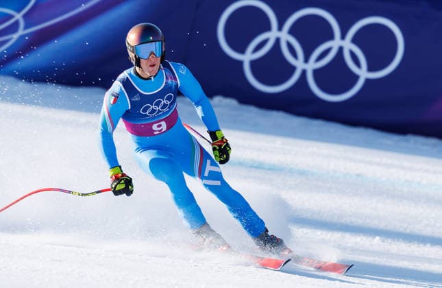 OLYMPICS - Winter Olympic Games, Olympische Spiele, Olympia, OS Milano Cortina 2026 BORMIO,ITALY,09.FEB.26 - OLYMPICS, ALPINE SKIING - Winter Olympic Games Milano Cortina 2026, team combined, downhill, men. Image shows Giovanni Franzoni (ITA).  GEPAxpictures xHaraldxSteiner