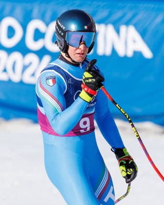 OLYMPICS - Winter Olympic Games, Olympische Spiele, Olympia, OS Milano Cortina 2026 BORMIO,ITALY,09.FEB.26 - OLYMPICS, ALPINE SKIING - Winter Olympic Games Milano Cortina 2026, team combined, downhill, men. Image shows Giovanni Franzoni (ITA).  GEPAxpictures xHaraldxSteiner
