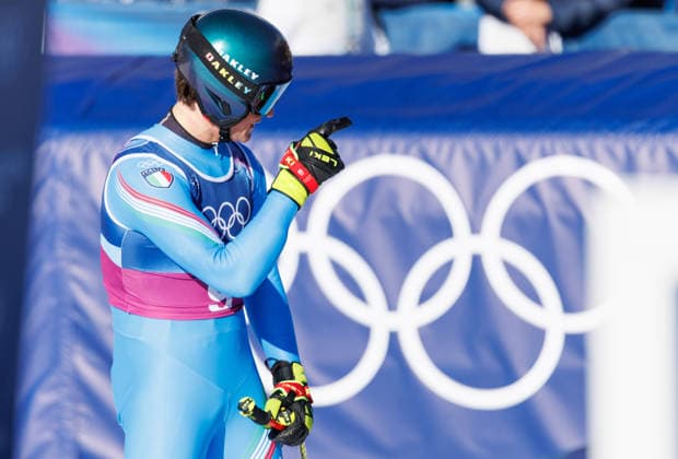 OLYMPICS - Winter Olympic Games, Olympische Spiele, Olympia, OS Milano Cortina 2026 BORMIO,ITALY,09.FEB.26 - OLYMPICS, ALPINE SKIING - Winter Olympic Games Milano Cortina 2026, team combined, downhill, men. Image shows Giovanni Franzoni (ITA).  GEPAxpictures xHaraldxSteiner