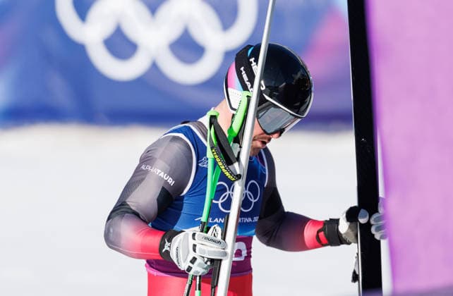 OLYMPICS - Winter Olympic Games, Olympische Spiele, Olympia, OS Milano Cortina 2026 BORMIO,ITALY,09.FEB.26 - OLYMPICS, ALPINE SKIING - Winter Olympic Games Milano Cortina 2026, team combined, downhill, men. Image shows Vincent Kriechmayr (AUT).  GEPAxpictures xHaraldxSteiner