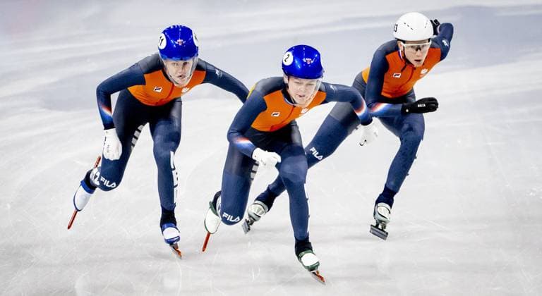 MILAN - Xandra Velzeboer during the short track training in the Milano Ice Skating Arena during the Milan Cortina 2026 Winter Olympics ROBIN UTRECHT ANP netherlands out - belgium out xVIxxIVx 550120815 originalFilename: 550120815.jpg