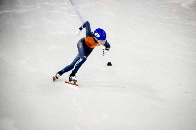 MILAN - Xandra Velzeboer during the short track training in the Milano Ice Skating Arena during the Milan Cortina 2026 Winter Olympics ROBIN UTRECHT ANP netherlands out - belgium out xVIxxIVx 550120859 originalFilename: 550120859.jpg