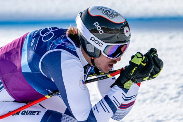 XXV Winter Olympic Games, Olympische Spiele, Olympia, OS Men s team combined downhill in Bormio, Italy, February 9, 2026. Czech skier Jan Zabystran competes in the race. (CTKxPhoto DavidxTanecek) CTKPhotoP2026020903992  CTKPhotoP2026020903992