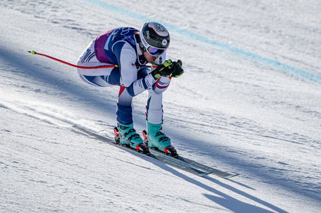XXV Winter Olympic Games, Olympische Spiele, Olympia, OS Men s team combined downhill in Bormio, Italy, February 9, 2026. Czech skier Jan Zabystran competes in the race. (CTKxPhoto DavidxTanecek) CTKPhotoP2026020904044  CTKPhotoP2026020904044