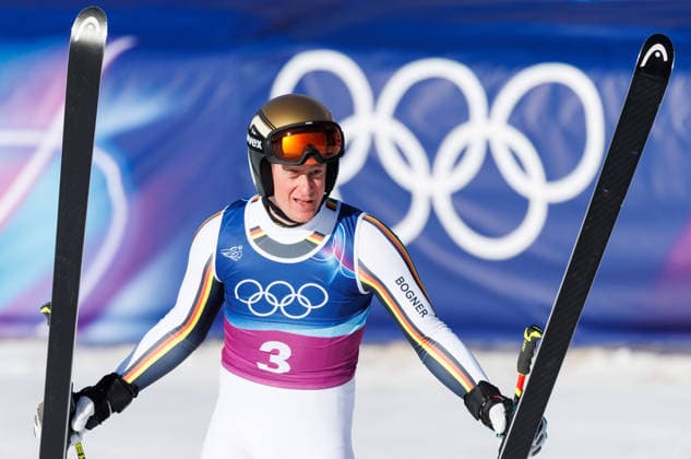 OLYMPICS - Winter Olympic Games, Olympische Spiele, Olympia, OS Milano Cortina 2026 BORMIO,ITALY,09.FEB.26 - OLYMPICS, ALPINE SKIING - Winter Olympic Games Milano Cortina 2026, team combined, downhill, men. Image shows Simon Jocher (GER).  GEPAxpictures xHaraldxSteiner