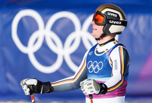 OLYMPICS - Winter Olympic Games, Olympische Spiele, Olympia, OS Milano Cortina 2026 BORMIO,ITALY,09.FEB.26 - OLYMPICS, ALPINE SKIING - Winter Olympic Games Milano Cortina 2026, team combined, downhill, men. Image shows Simon Jocher (GER).  GEPAxpictures xHaraldxSteiner