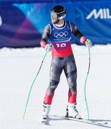 OLYMPICS - Winter Olympic Games, Olympische Spiele, Olympia, OS Milano Cortina 2026 BORMIO,ITALY,09.FEB.26 - OLYMPICS, ALPINE SKIING - Winter Olympic Games Milano Cortina 2026, team combined, downhill, men. Image shows Vincent Kriechmayr (AUT).  GEPAxpictures xHaraldxSteiner