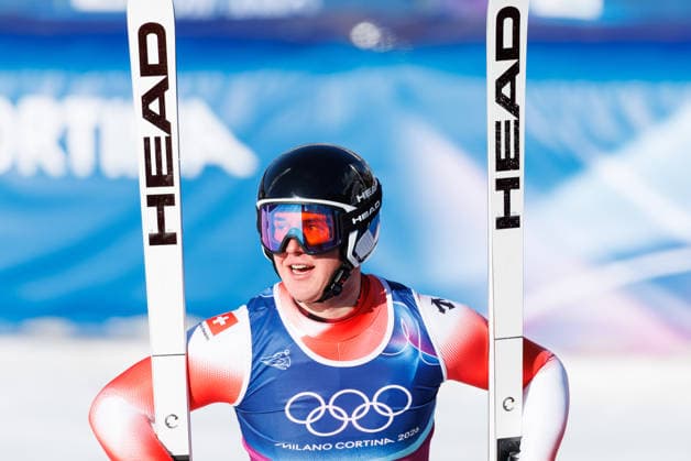 OLYMPICS - Winter Olympic Games, Olympische Spiele, Olympia, OS Milano Cortina 2026 BORMIO,ITALY,09.FEB.26 - OLYMPICS, ALPINE SKIING - Winter Olympic Games Milano Cortina 2026, team combined, downhill, men. Image shows Franjo von Allmen (SUI).  GEPAxpictures xHaraldxSteiner