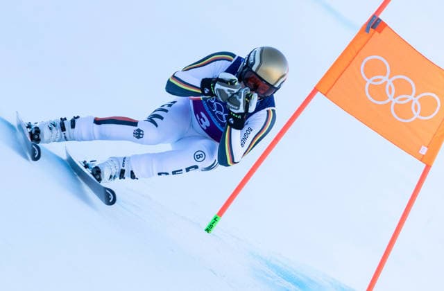 OLYMPICS - Winter Olympic Games, Olympische Spiele, Olympia, OS Milano Cortina 2026 BORMIO,ITALY,09.FEB.26 - OLYMPICS, ALPINE SKIING - Winter Olympic Games Milano Cortina 2026, team combined, downhill, men. Image shows Simon Jocher (GER).  GEPAxpictures xWolfgangxGrebien