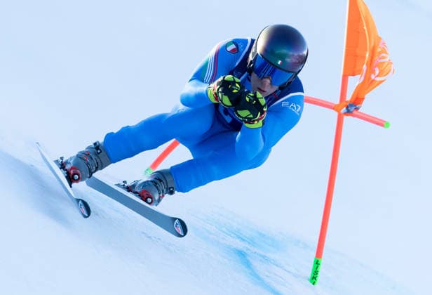 OLYMPICS - Winter Olympic Games, Olympische Spiele, Olympia, OS Milano Cortina 2026 BORMIO,ITALY,09.FEB.26 - OLYMPICS, ALPINE SKIING - Winter Olympic Games Milano Cortina 2026, team combined, downhill, men. Image shows Giovanni Franzoni (ITA).  GEPAxpictures xWolfgangxGrebien