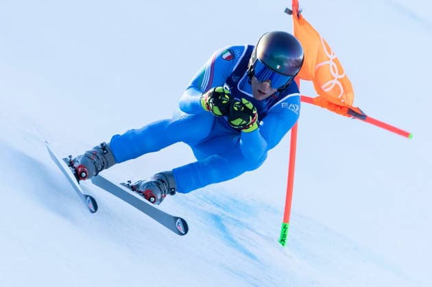 OLYMPICS - Winter Olympic Games, Olympische Spiele, Olympia, OS Milano Cortina 2026 BORMIO,ITALY,09.FEB.26 - OLYMPICS, ALPINE SKIING - Winter Olympic Games Milano Cortina 2026, team combined, downhill, men. Image shows Giovanni Franzoni (ITA).  GEPAxpictures xWolfgangxGrebien