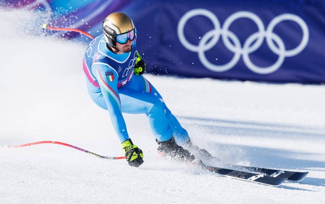 OLYMPICS - Winter Olympic Games, Olympische Spiele, Olympia, OS Milano Cortina 2026 BORMIO,ITALY,09.FEB.26 - OLYMPICS, ALPINE SKIING - Winter Olympic Games Milano Cortina 2026, team combined, downhill, men. Image shows Dominik Paris (ITA).  GEPAxpictures xHaraldxSteiner