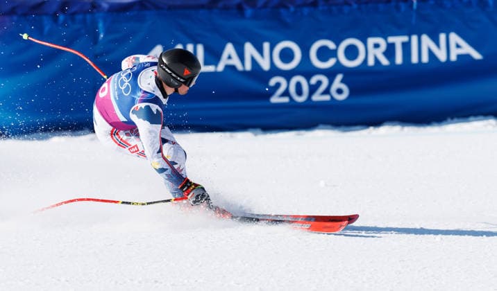 OLYMPICS - Winter Olympic Games, Olympische Spiele, Olympia, OS Milano Cortina 2026 BORMIO,ITALY,09.FEB.26 - OLYMPICS, ALPINE SKIING - Winter Olympic Games Milano Cortina 2026, team combined, downhill, men. Image shows Adrian Smiseth Sejersted (NOR).  GEPAxpictures xHaraldxSteiner