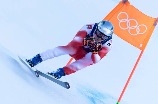 OLYMPICS - Winter Olympic Games, Olympische Spiele, Olympia, OS Milano Cortina 2026 BORMIO,ITALY,09.FEB.26 - OLYMPICS, ALPINE SKIING - Winter Olympic Games Milano Cortina 2026, team combined, downhill, men. Image shows Marco Odermatt (SUI).  GEPAxpictures xWolfgangxGrebien