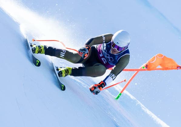 OLYMPICS - Winter Olympic Games, Olympische Spiele, Olympia, OS Milano Cortina 2026 BORMIO,ITALY,09.FEB.26 - OLYMPICS, ALPINE SKIING - Winter Olympic Games Milano Cortina 2026, team combined, downhill, men. Image shows Elian Lehto (FIN).  GEPAxpictures xWolfgangxGrebien