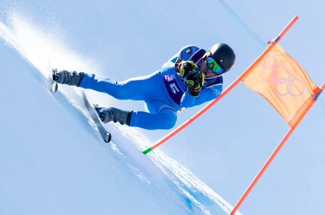 OLYMPICS - Winter Olympic Games, Olympische Spiele, Olympia, OS Milano Cortina 2026 BORMIO,ITALY,09.FEB.26 - OLYMPICS, ALPINE SKIING - Winter Olympic Games Milano Cortina 2026, team combined, downhill, men. Image shows Mattia Casse (ITA).  GEPAxpictures xWolfgangxGrebien