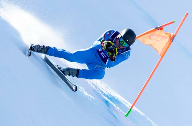OLYMPICS - Winter Olympic Games, Olympische Spiele, Olympia, OS Milano Cortina 2026 BORMIO,ITALY,09.FEB.26 - OLYMPICS, ALPINE SKIING - Winter Olympic Games Milano Cortina 2026, team combined, downhill, men. Image shows Mattia Casse (ITA).  GEPAxpictures xWolfgangxGrebien
