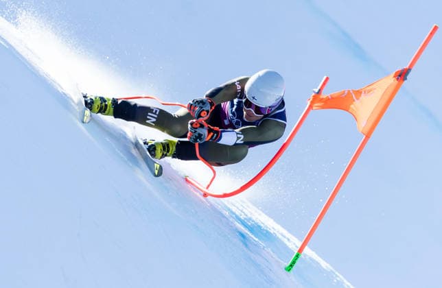 OLYMPICS - Winter Olympic Games, Olympische Spiele, Olympia, OS Milano Cortina 2026 BORMIO,ITALY,09.FEB.26 - OLYMPICS, ALPINE SKIING - Winter Olympic Games Milano Cortina 2026, team combined, downhill, men. Image shows Elian Lehto (FIN).  GEPAxpictures xWolfgangxGrebien