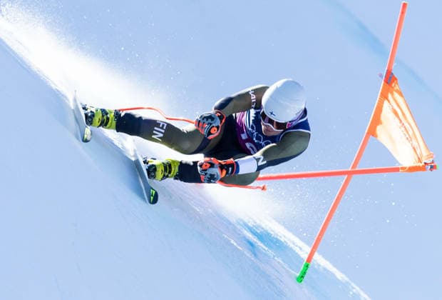 OLYMPICS - Winter Olympic Games, Olympische Spiele, Olympia, OS Milano Cortina 2026 BORMIO,ITALY,09.FEB.26 - OLYMPICS, ALPINE SKIING - Winter Olympic Games Milano Cortina 2026, team combined, downhill, men. Image shows Elian Lehto (FIN).  GEPAxpictures xWolfgangxGrebien
