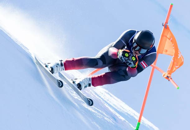 OLYMPICS - Winter Olympic Games, Olympische Spiele, Olympia, OS Milano Cortina 2026 BORMIO,ITALY,09.FEB.26 - OLYMPICS, ALPINE SKIING - Winter Olympic Games Milano Cortina 2026, team combined, downhill, men. Image shows Stefan Babinsky (AUT).  GEPAxpictures xWolfgangxGrebien