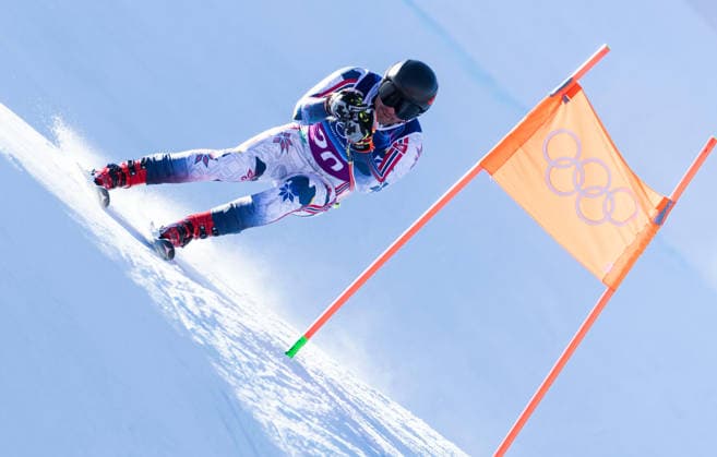 OLYMPICS - Winter Olympic Games, Olympische Spiele, Olympia, OS Milano Cortina 2026 BORMIO,ITALY,09.FEB.26 - OLYMPICS, ALPINE SKIING - Winter Olympic Games Milano Cortina 2026, team combined, downhill, men. Image shows Adrian Smiseth Sejersted (NOR).  GEPAxpictures xWolfgangxGrebien