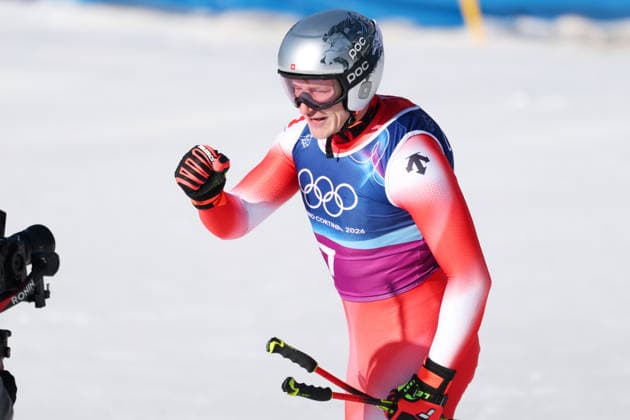 ODERMATT Marco (SUI), FEBRUARY 9, 2026 - Alpine Skiing : Men s Team Combined Downhill during the Milano Cortina 2026 Olympic Winter games, Winterspiele,Spiele, Summer games at Stelvio Ski Centre in Bormio, Italy.  aflo_319072110