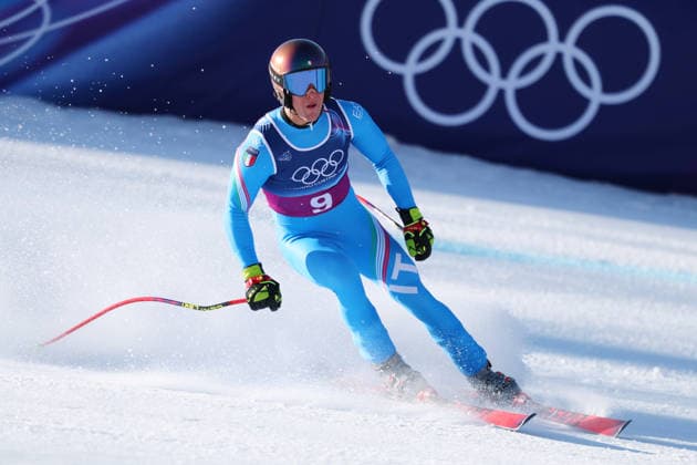 FRANZONI Giovanni (ITA), FEBRUARY 9, 2026 - Alpine Skiing : Men s Team Combined Downhill during the Milano Cortina 2026 Olympic Winter games, Winterspiele,Spiele, Summer games at Stelvio Ski Centre in Bormio, Italy.  aflo_319072113