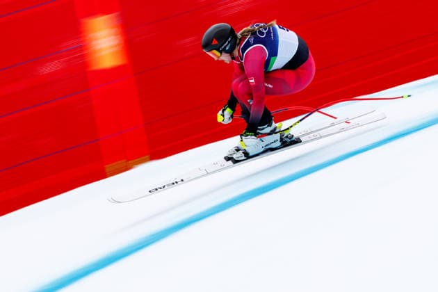 OLYMPICS - Winter Olympic Games, Olympische Spiele, Olympia, OS Milano Cortina 2026 CORTINA D AMPEZZO,ITALY,09.FEB.26 - OLYMPICS, ALPINE SKIING - Winter Olympic Games Milano Cortina 2026, downhill training, women. Image shows Nina Ortlieb (AUT).  GEPAxpictures xMaticxKlansek