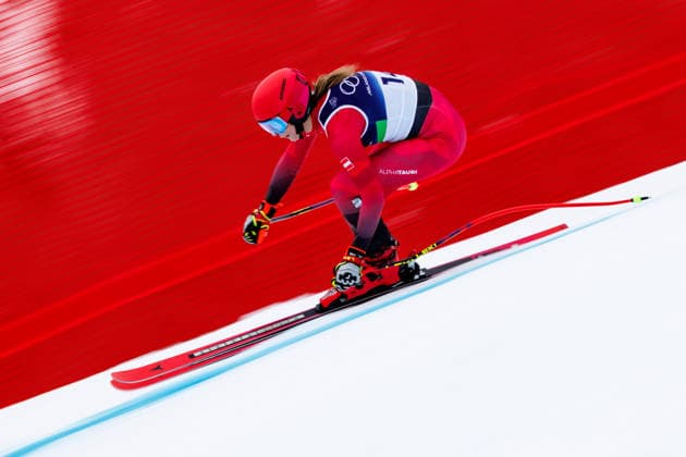 OLYMPICS - Winter Olympic Games, Olympische Spiele, Olympia, OS Milano Cortina 2026 CORTINA D AMPEZZO,ITALY,09.FEB.26 - OLYMPICS, ALPINE SKIING - Winter Olympic Games Milano Cortina 2026, downhill training, women. Image shows Mirjam Puchner (AUT).  GEPAxpictures xMaticxKlansek