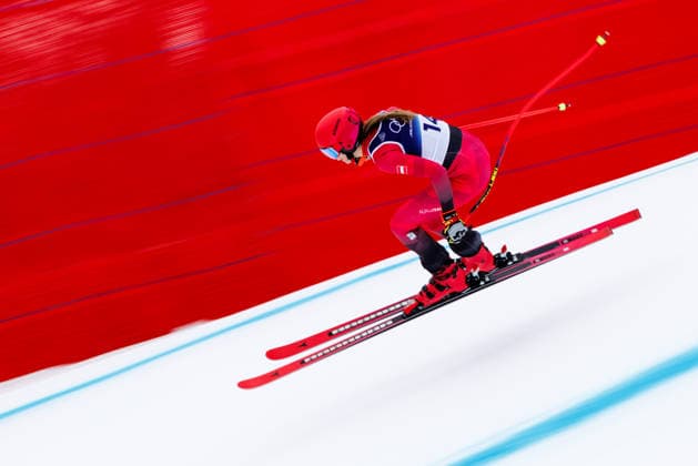 OLYMPICS - Winter Olympic Games, Olympische Spiele, Olympia, OS Milano Cortina 2026 CORTINA D AMPEZZO,ITALY,09.FEB.26 - OLYMPICS, ALPINE SKIING - Winter Olympic Games Milano Cortina 2026, downhill training, women. Image shows Mirjam Puchner (AUT).  GEPAxpictures xMaticxKlansek